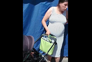 Криминальный типаж: беременная мама с коляской